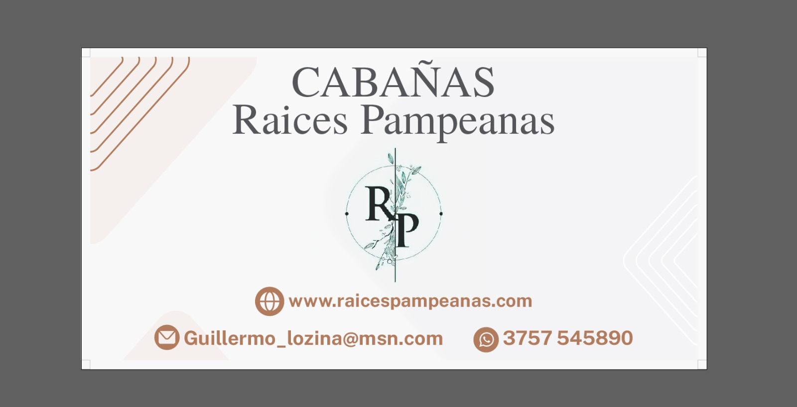 Cabañas Raíces Pampeanas