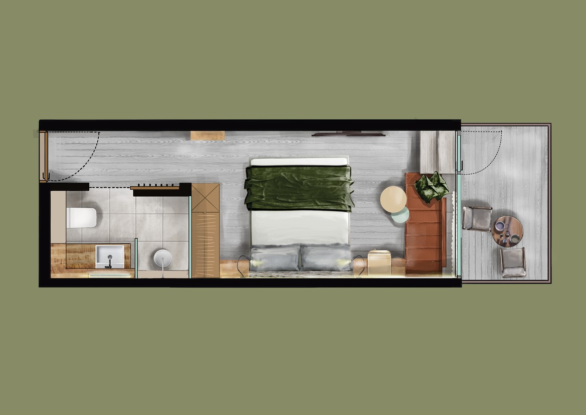 Double Room groundfloor with Terrace