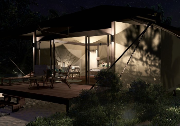 Garden Glamping Tent