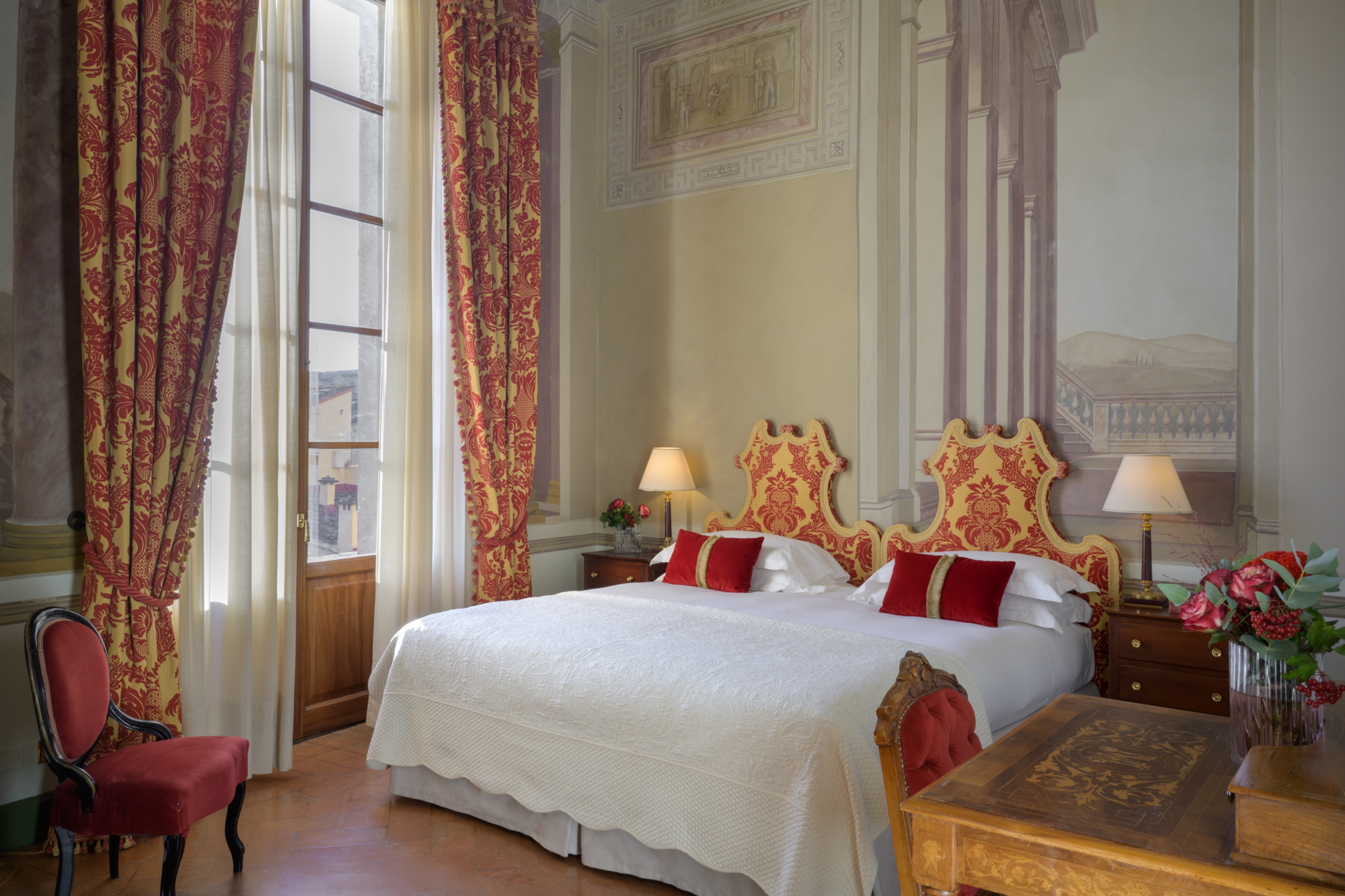 Deluxe Double or Twin Room with Terrace @ Grand Hotel Continental Siena   Starhotels Collezione