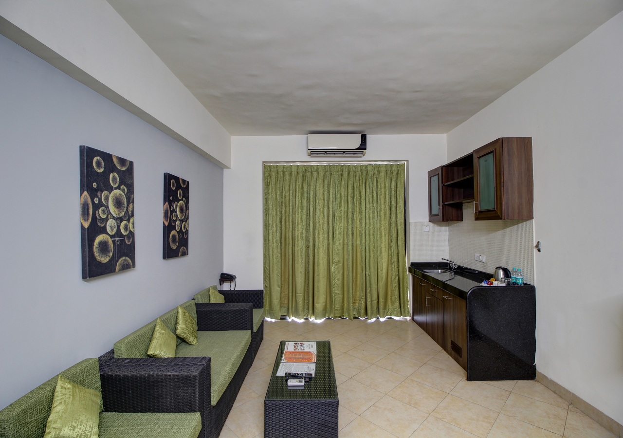 Suite Room 2BHK with Living Room