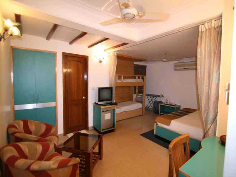Maharaja Suite Room for 4 Person with Tea-Coffee Maker, Mini-Fridge, Mini-Bar, LCD TV & More