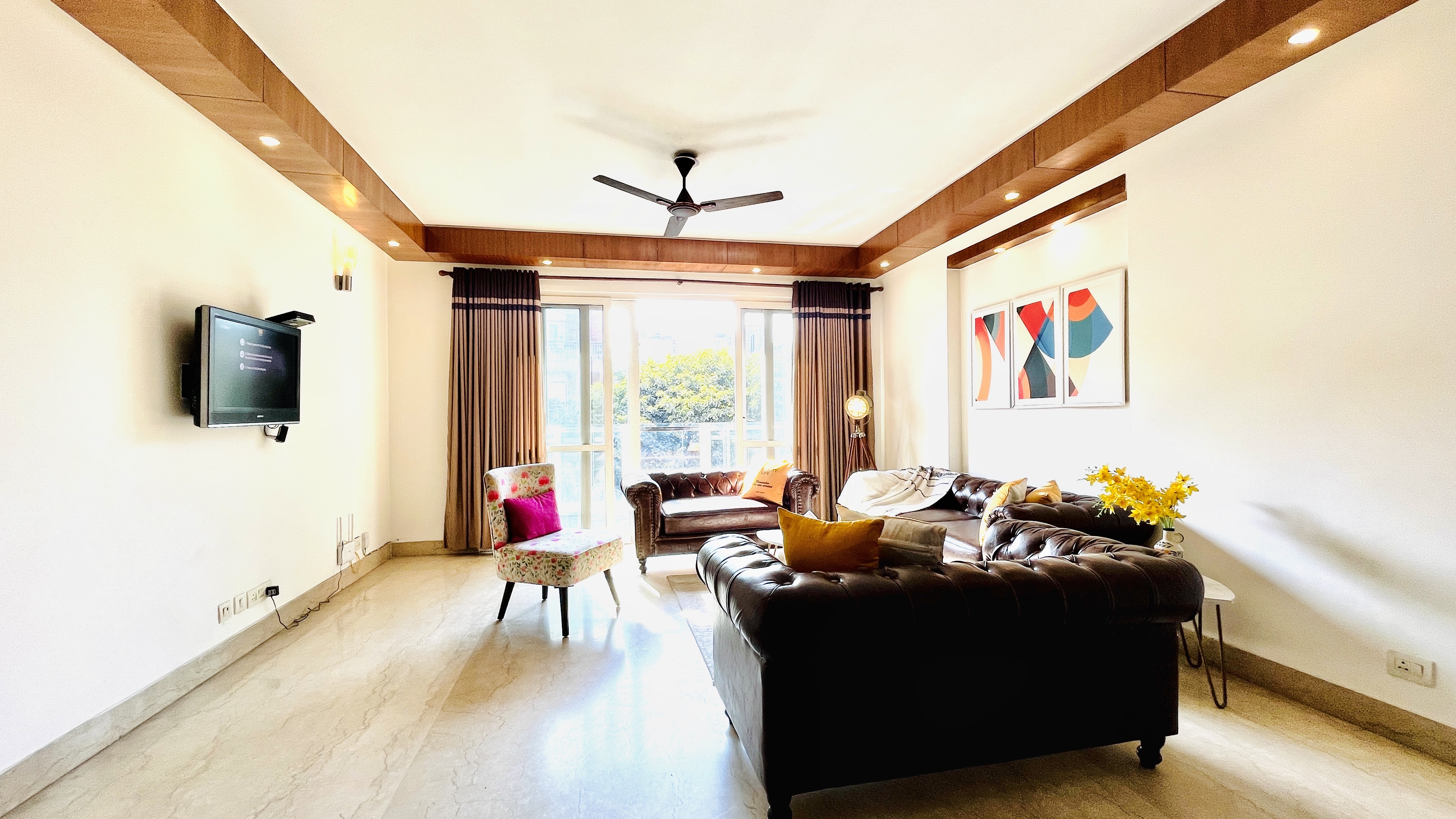 BluO Modern 3BHK M Block - Balcony, Parking