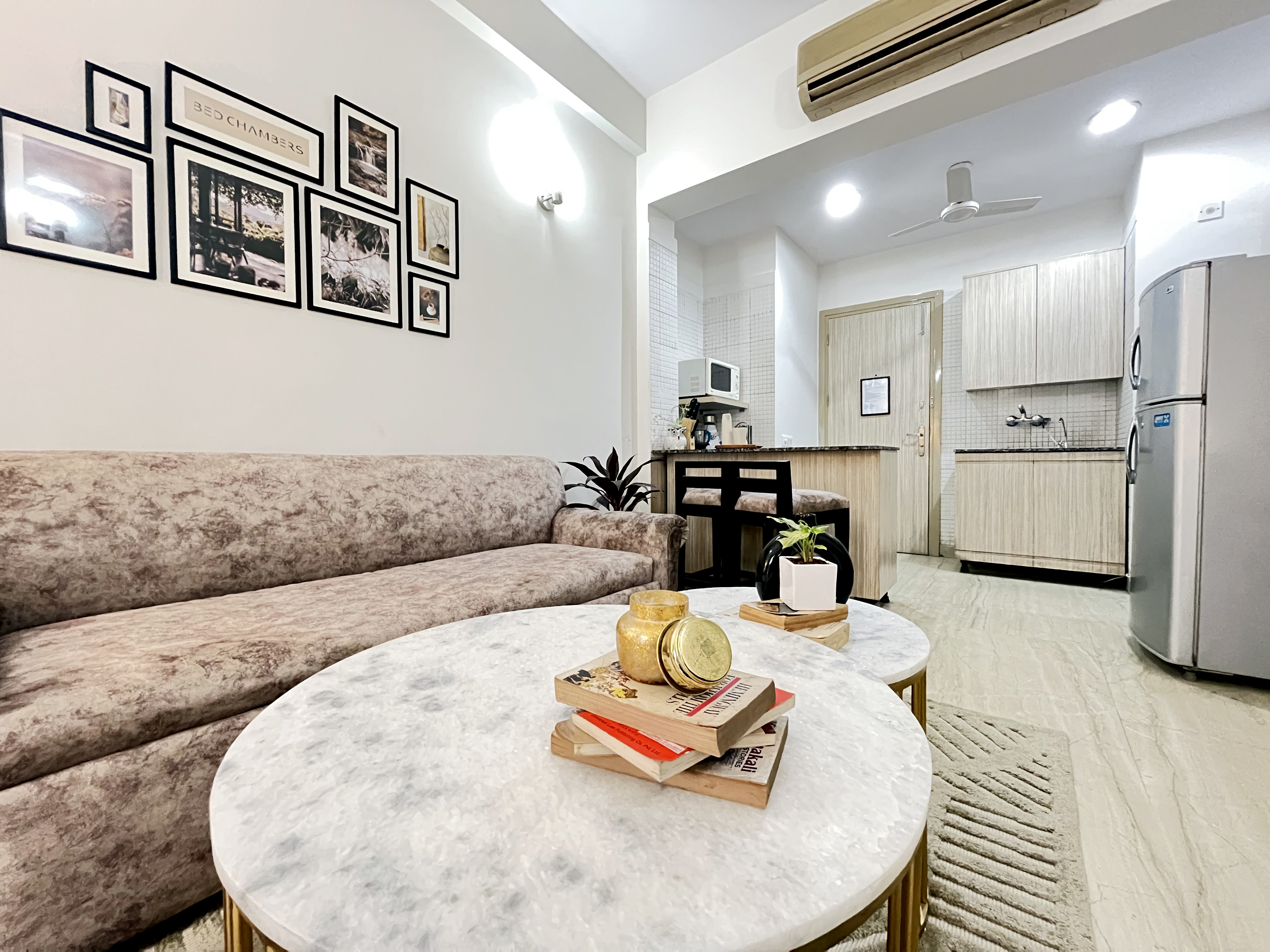 Premium 1BHK Serviced Apartment by BedChambers