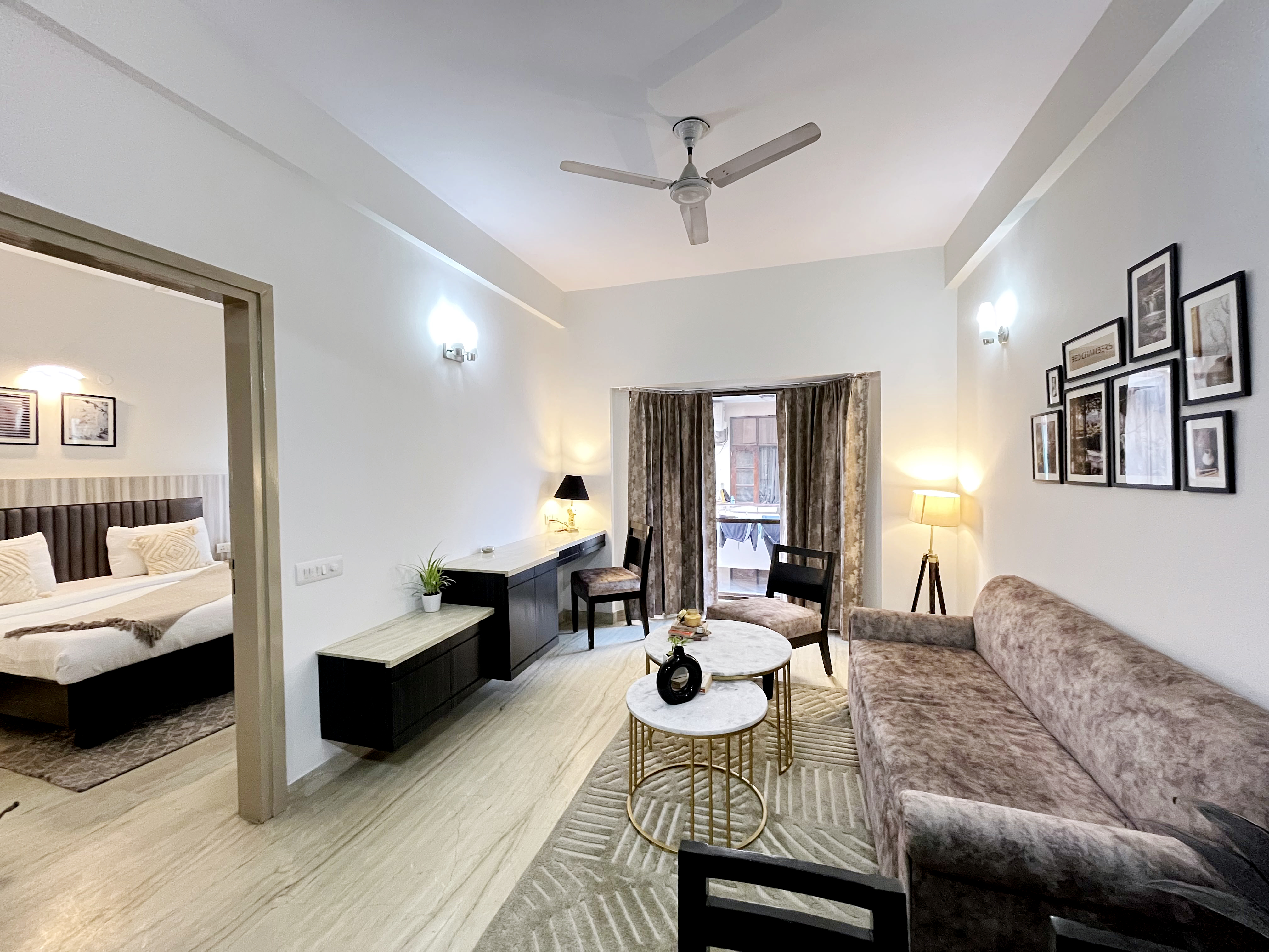 Bedchambers Luxurious 1BHK Serviced Apartment, Gurgaon 5