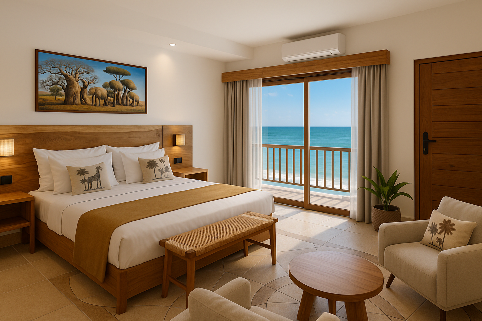 Deluxe, King or Twin Bed, Ocean Front View - 1